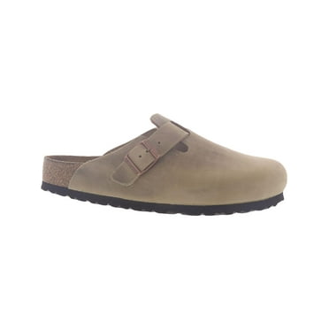 Birkenstock Women's Boston Oiled Leather EVA Single Buckle Clog Shoes