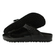 Birkenstock Essentials Unisex Gizeh EVA Sandals, 40 R EU, Black, 9-9.5 Women/7-7.5 Men