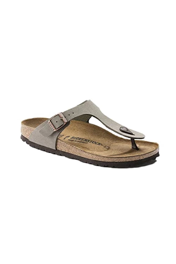Women's Gizeh T-Strap Thong Cork Sandals Gray Size 42