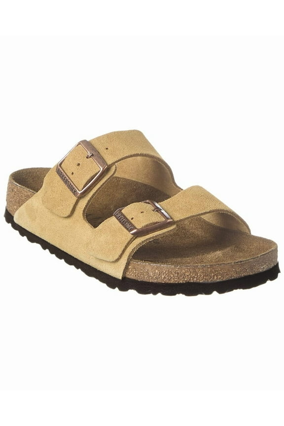 Arizona Suede Sandal, 40, Beige