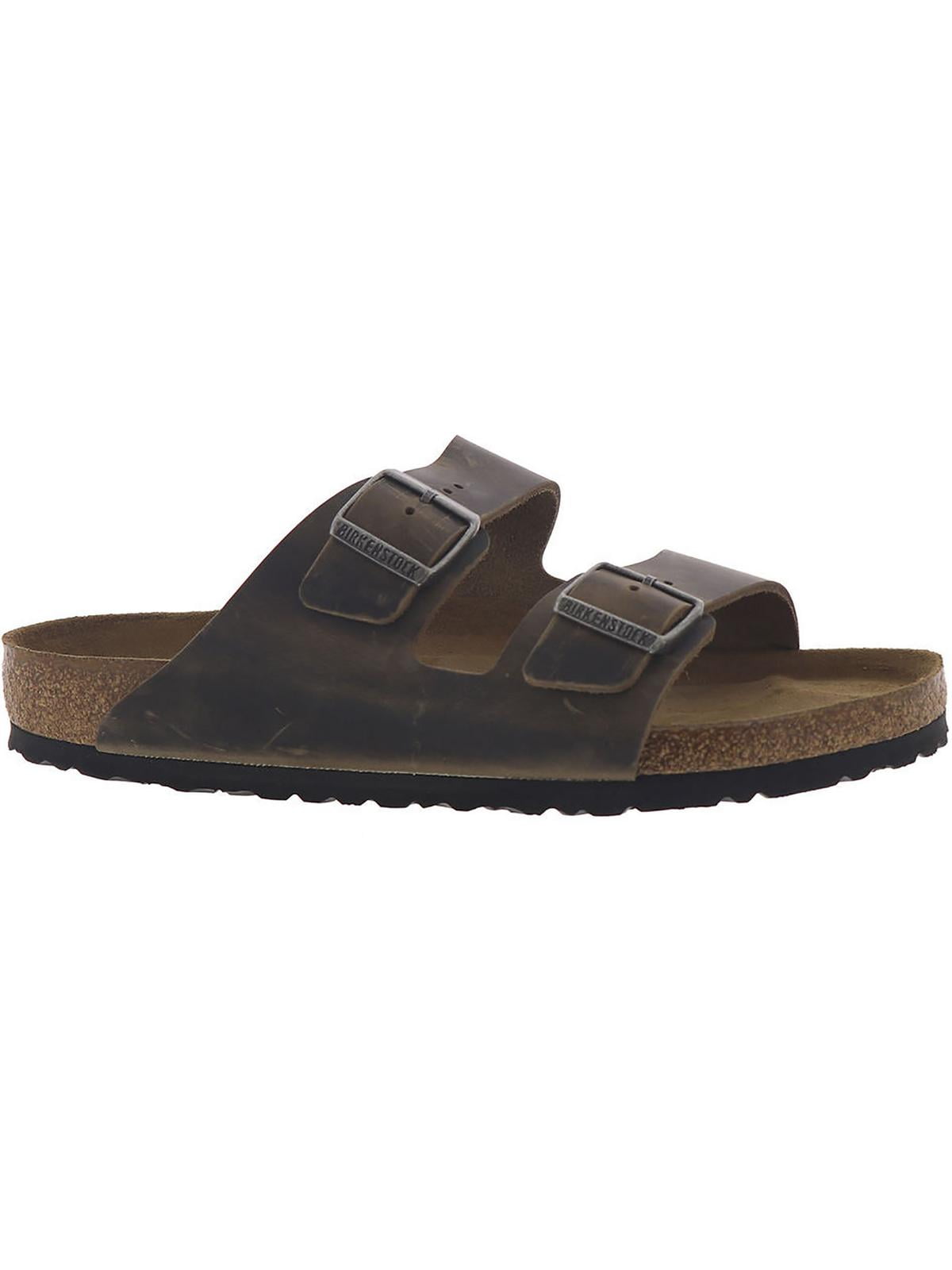 Birkenstock Womens Arizona Leather Suede Footbed Sandals