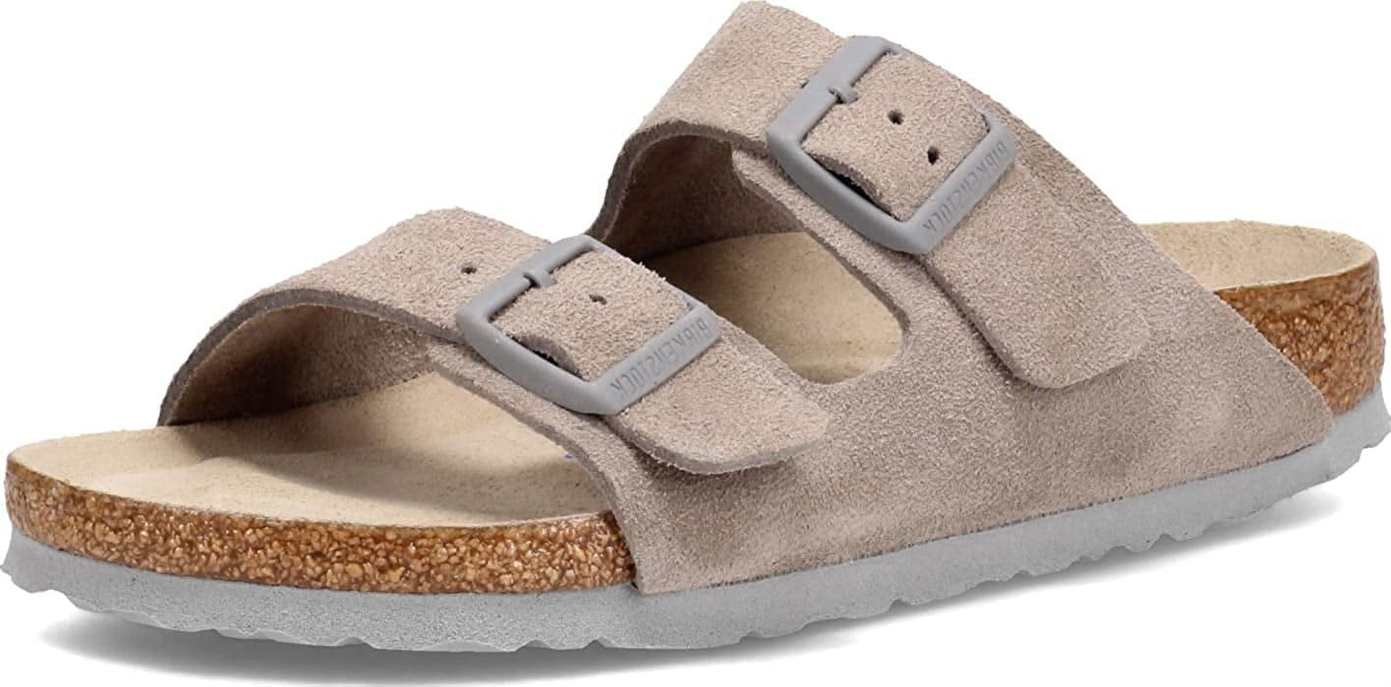 Birkenstock arizona best sale soft footbed nude