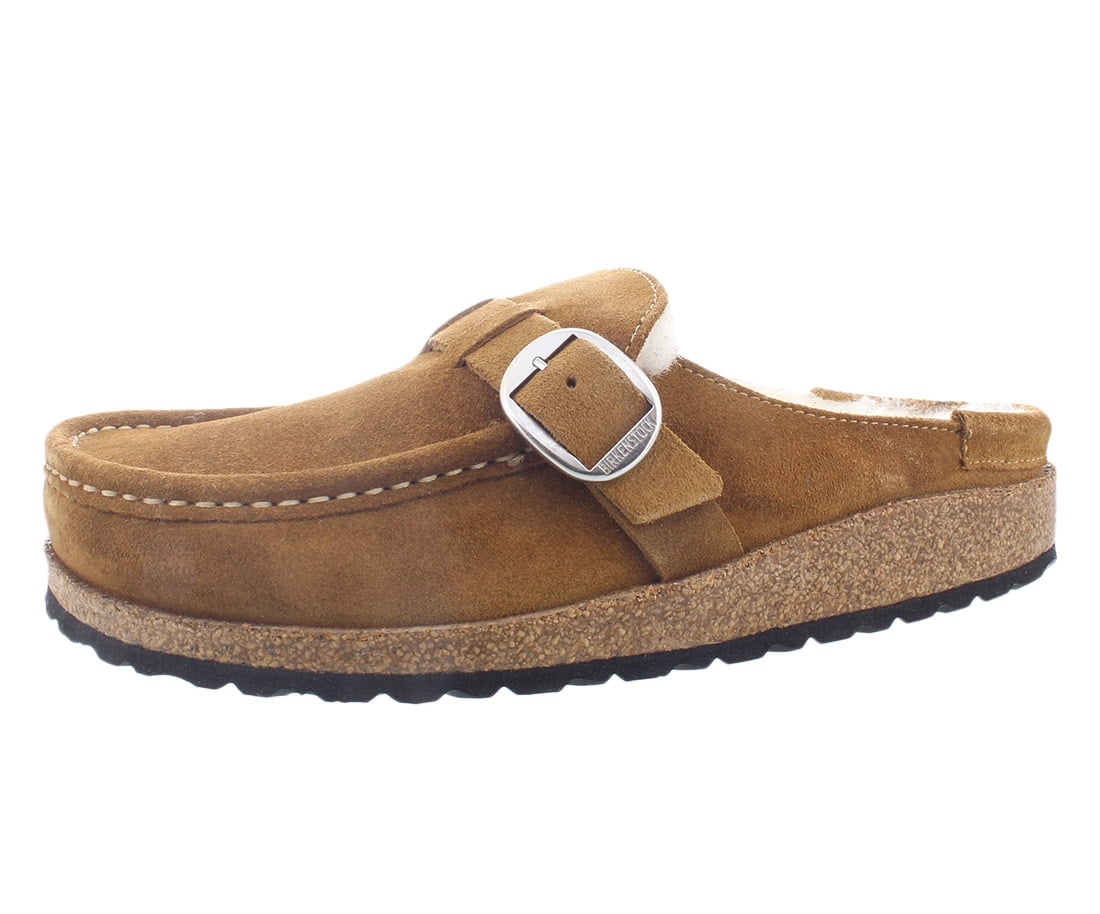 Birkenstock Womens Buckley Suede Slip On Mules