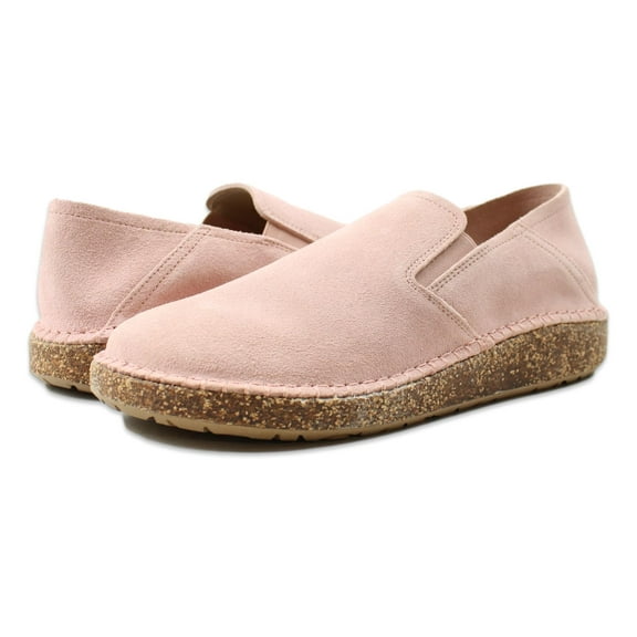Birkenstock Womens Callan Suede Narrow Shoes Soft Pink