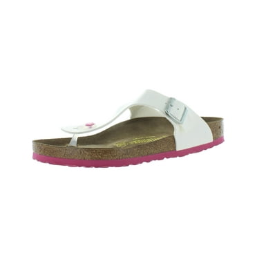 Birkenstock Womens Gizeh Birko-Flor Patent Slip On Footbed Sandals