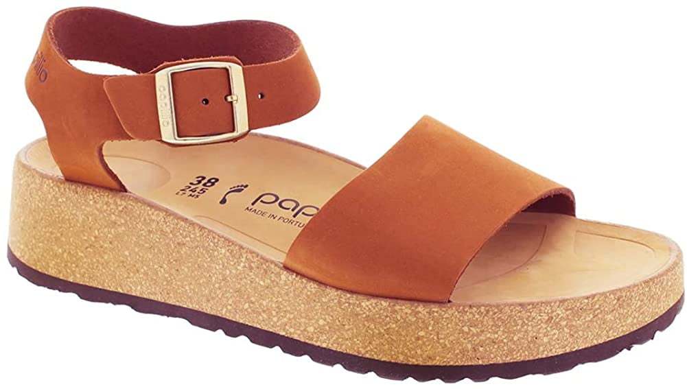 Birkenstock Womens Glenda Nubuck Pecan 36 N