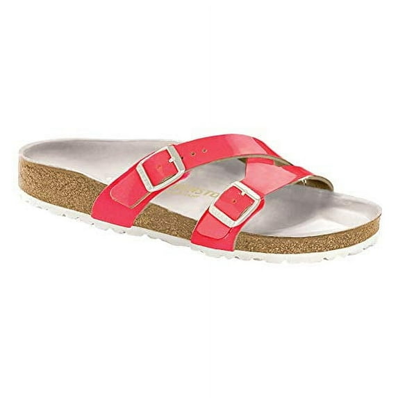Birkenstock Womens Yao, Hex Pink Patent, 42 EU, Narrow