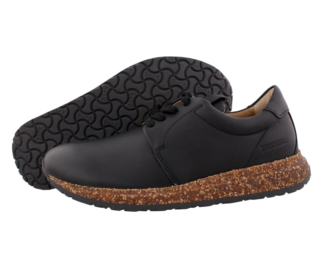 Birkenstock Wrigley Leather Unisex Shoes Size 3, Color: Black