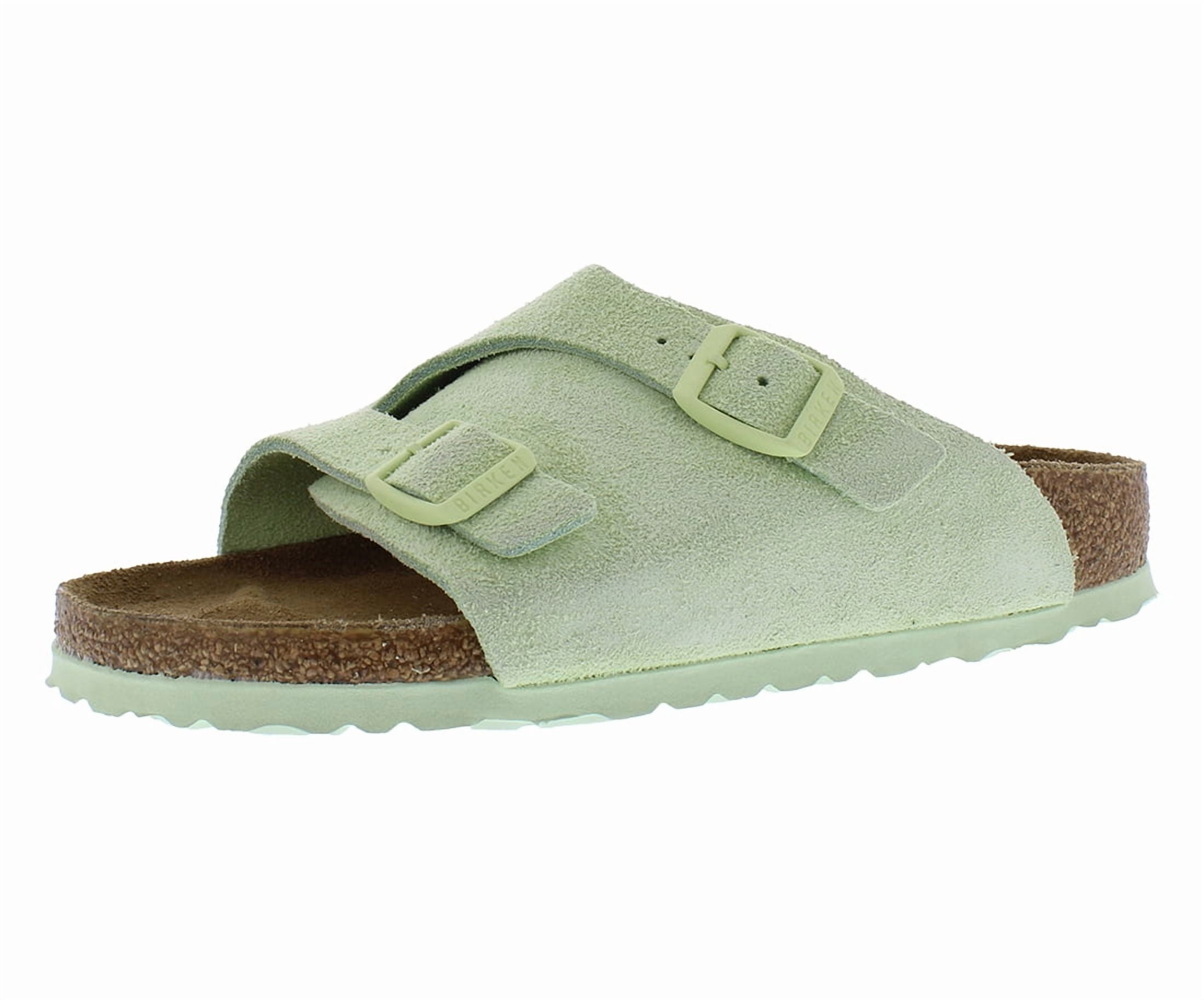Birkenstock Zurich Narrow Unisex Shoes Size 3, Color: Faded Lime