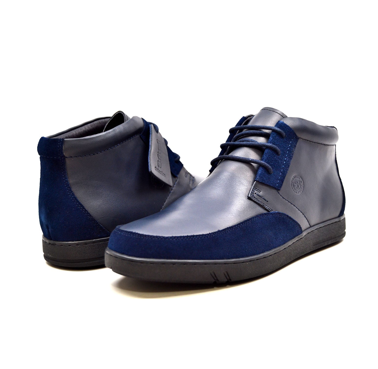 British Collection Crown Plus Men Suede Lace Up Shoes