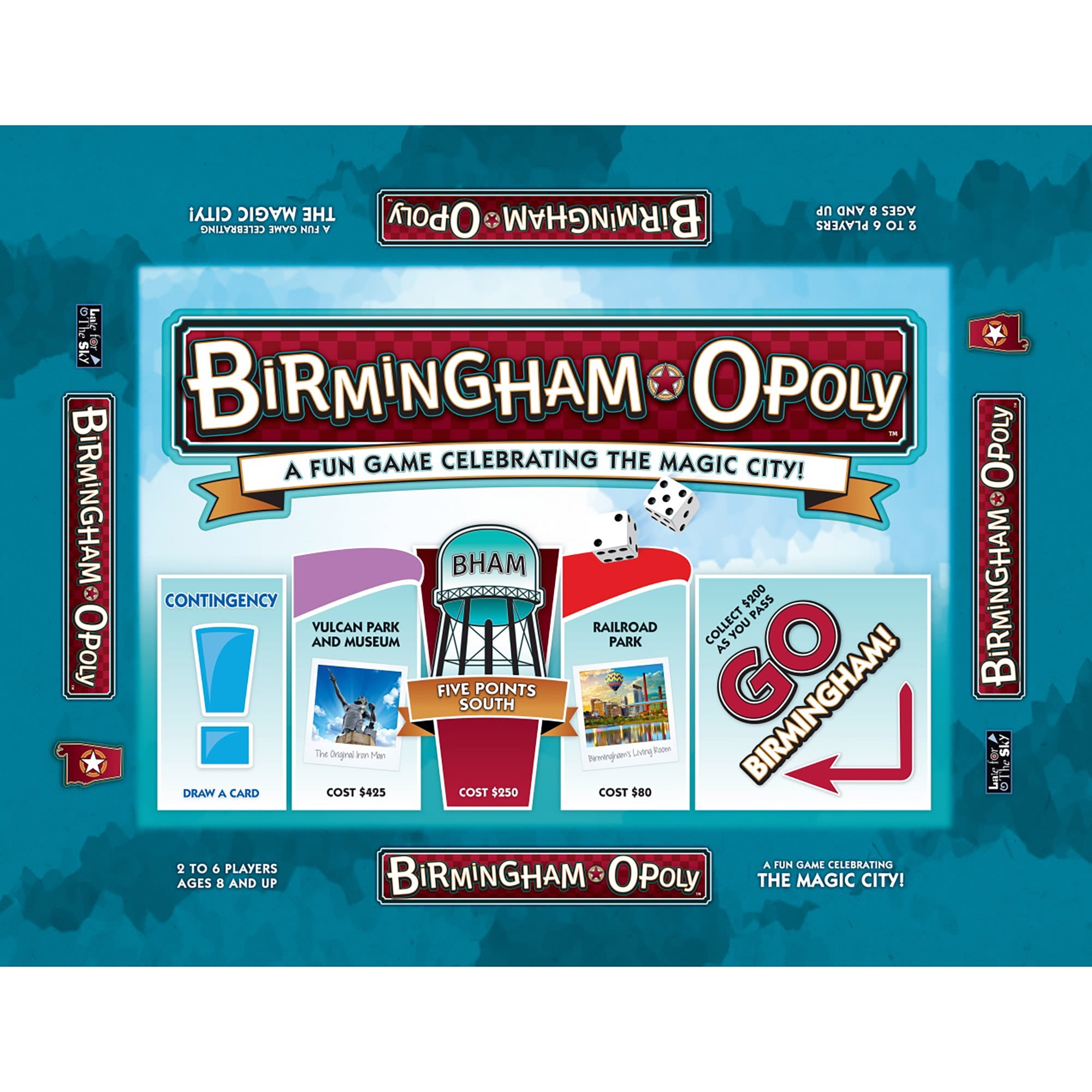 Birmingham-Opoly City Themed Family Board Game, 2-6 Players