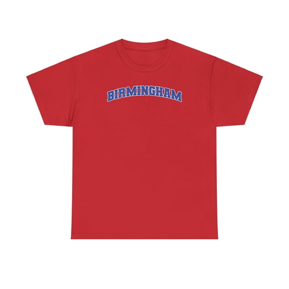Birmingham Shirt Gifts Tshirt Crew Neck Short Sleeve