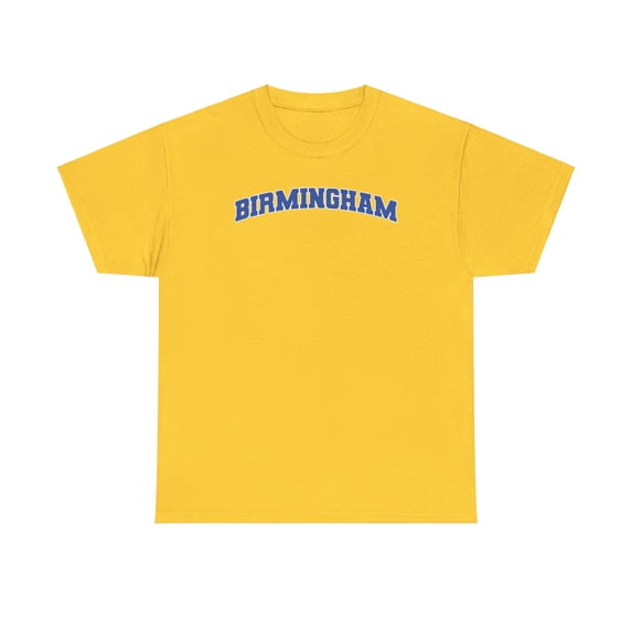 Birmingham Shirt Gifts Tshirt Crew Neck Short Sleeve