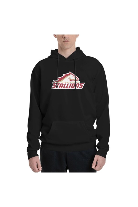 Birmingham Stallions Hoodie Fleece Casual Pullover Sweatshirt