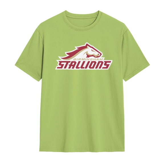 Birmingham Stallions Shirt Short Sleeve Cotton Tshirt