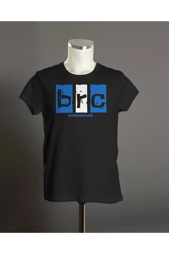 Birmingham brc Football Code T-Shirt | City St Andrews Blues Zulus Small Heath