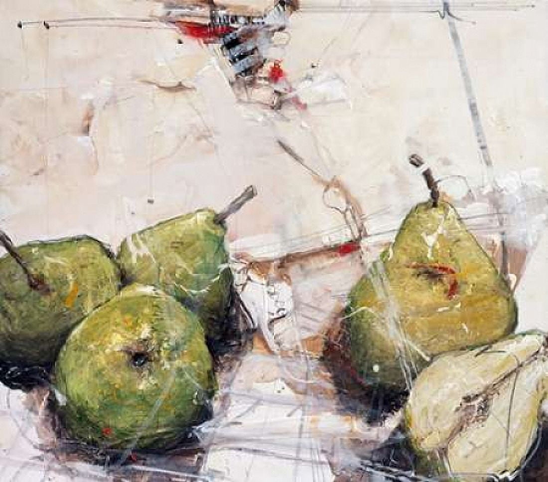 Birnenkomplott Canvas Art - Norbert Mayer (24 x 24)