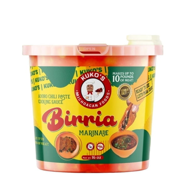 Birria cooking sauce adobo marinade 16oz 1lbs cup taco quesabirria maker