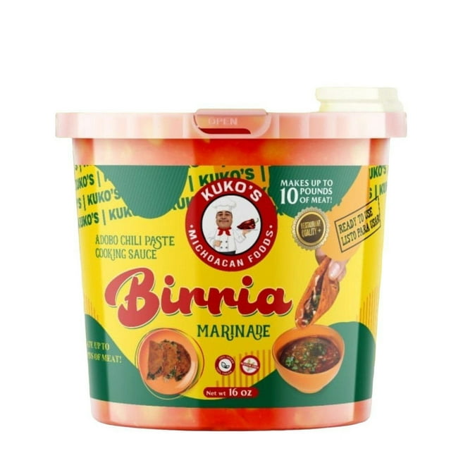 Birria cooking sauce adobo marinade 16oz 1lbs cup taco quesabirria
