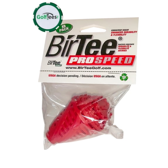 Birtee Golf PRO Speed Version with Enhanced Durability Tees, 8 Pack
