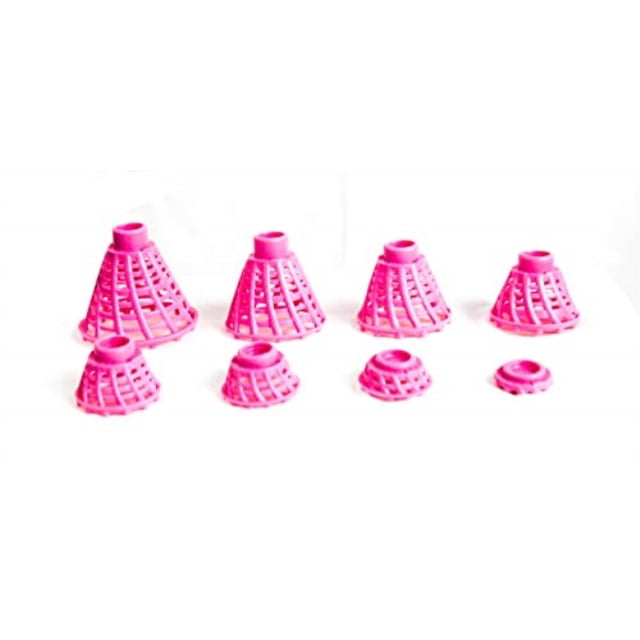birtee pro winter/mat golf tees - 8 pack (bright pink)