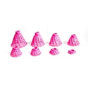 birtee pro winter/mat golf tees - 8 pack bright pink