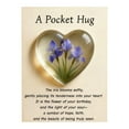 thumbnail image 1 of Birth Flower Pocket Hug, Mini Heart Keepsake, Heart-Shaped Flowers Pocket Hug with Inspirational Greeting Box, Little Heart Pocket Hug Token, Emotional Support Gifts for Women Men Him Her, 1 of 5