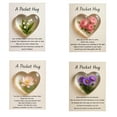 thumbnail image 1 of Birth Flower Pocket,Personality Unique Birthday Flowers Pocket Hug, Friendship Gift for Sister Family Brother Colleague, Included Blessing Card, 1 of 3