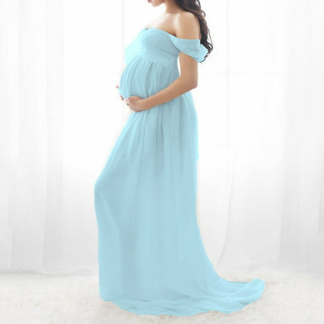 Birth Gown Women Robes After Birth Maternity Gowns Dress, Long Skirt