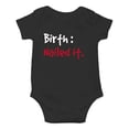 thumbnail image 1 of Birth: Nailed It - Coming Home With New Baby - Cute One-Piece Infant Baby Bodysuit, 1 of 4