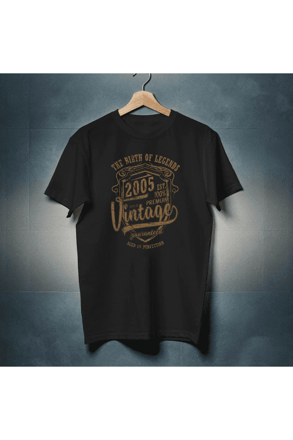 Birth Of Legends 20th Birthday 2005 Graphic Unisex T-Shirt Gift up to 5XL