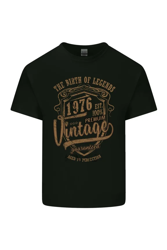 Birth Of Legends 49th Birthday 1976 Graphic Unisex T-Shirt Gift up to 5XL