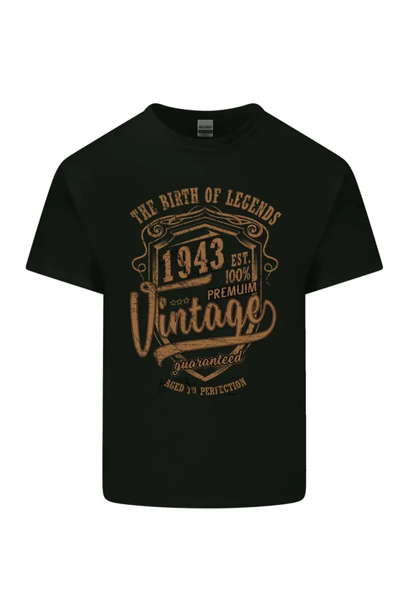 Birth Of Legends 82nd Birthday 1943 Celebration Vintage Retro Unisex T-Shirt, up to size 5XL