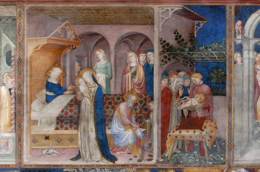 Birth Of St John And Circumcision Canvas Art - (24 x 18)