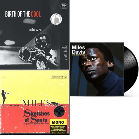 Birth Of The Cool & Sketches Of Spain (Mono) & In A Silent Way [LP Vinyl Bundle]