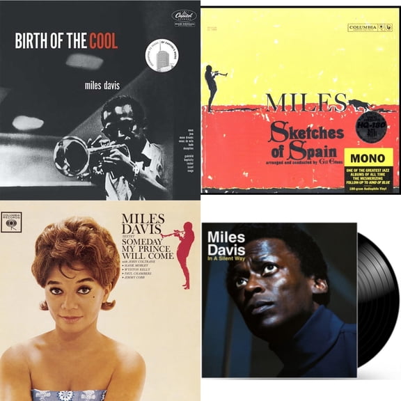 Birth Of The Cool & Sketches Of Spain (Mono) & Someday My Prince Will Come (180G) & In A Silent Way [LP Vinyl Bundle]