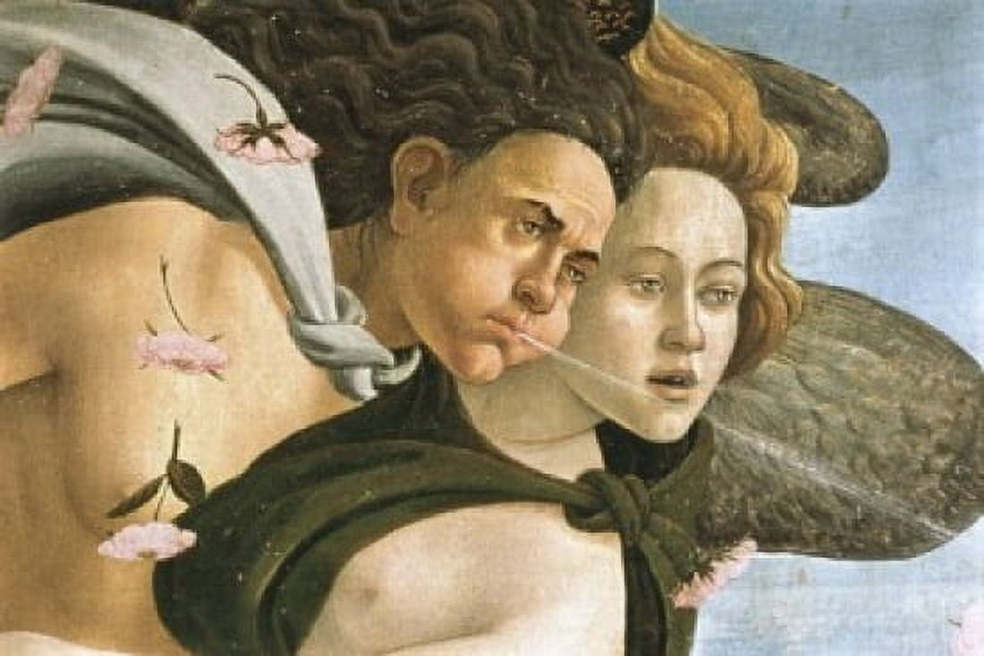 The Birth of Venus (Detail) ca1482 Sandro Botticelli (1444-1510 Italian) Tempera on canvas Galleria degli Uffizi Florence Italy Canvas Art - Sandro Botticelli (18 x 24)