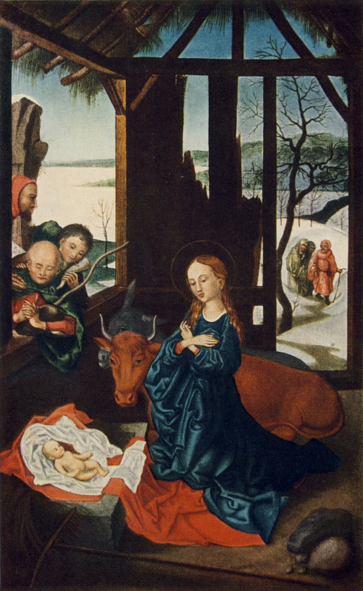 Birth of Christ Canvas Art - Martin Schongauer (18 x 24)