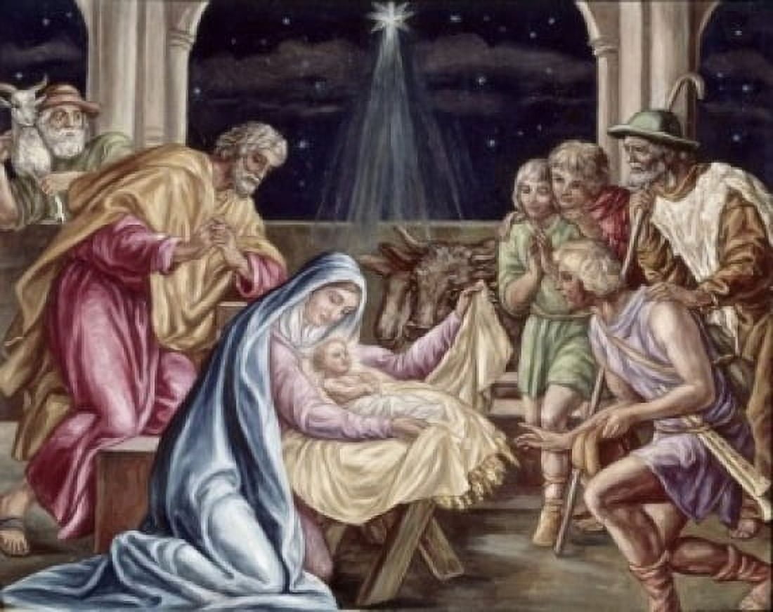 Birth of our Lord Julius Schnorr von Carolsfeld (1794-1872 German) Canvas Art - Julius Schnorr von Carolsfeld (24 x 36)