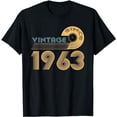 thumbnail image 1 of Birthday 365 Vintage Since 1963 Birthday Gift Retro Style T-Shirt, 1 of 5