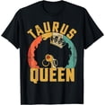 thumbnail image 1 of Birthday Afro Taurus Queen African American Black Women T-Shirt, 1 of 3