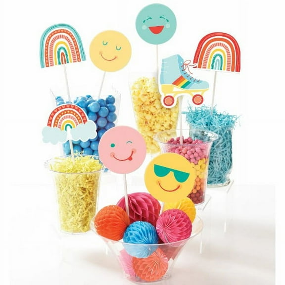 Birthday 'All Smiles' Paper Topper Kit (12pcs)
