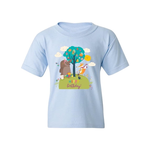 Birthday Animals T-Shirt Juniors -Image by Shutterstock, Small