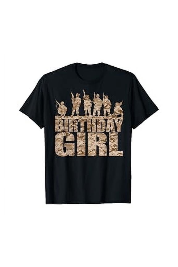 Birthday Army Party Military Party Supplies Camo T-Shirt