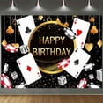 Birthday Backdrop Las Vegas Casino Night Party Background for Casino ...