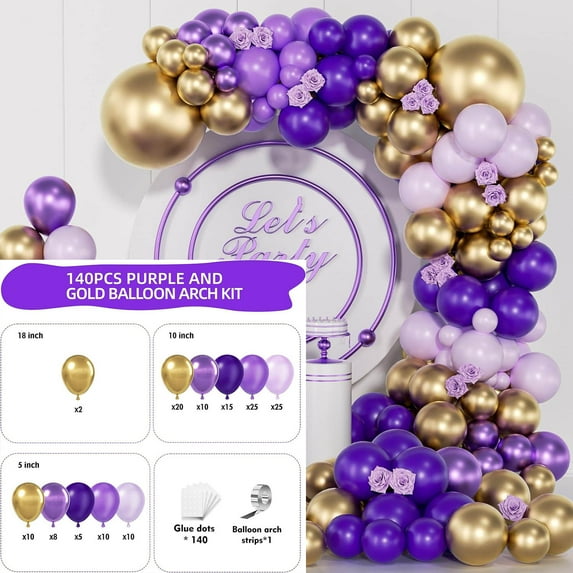 Birthday Balloon Garland Arch Background Wall Party Decoration Supplies Arrangement High-end Balloon Decoration Set