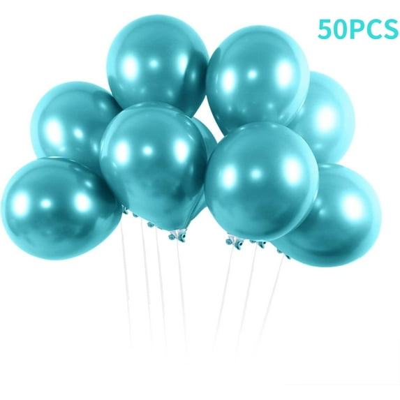 Egsiaanu 50PCS Birthday Balloons, Green Balloon for Wedding Baby Shower Party Decoration 12inch/30cm