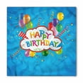 thumbnail image 1 of Birthday Bandana, Greeting Text Party Hats, Unisex Head and Neck Tie, by Ambesonne, 1 of 2