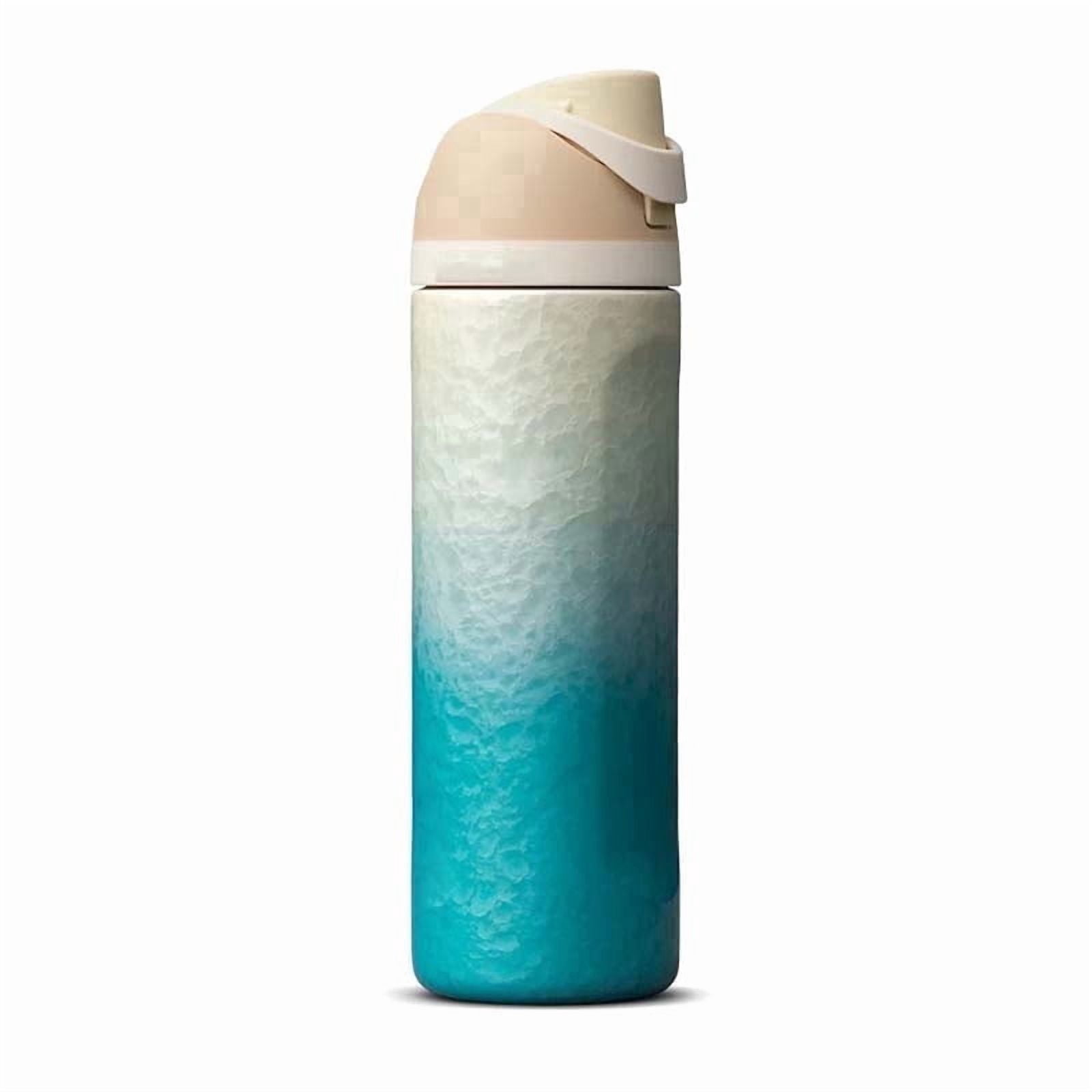 0-Wal_a Beach Water Bottle 32/24 oz Insulated Water Bottle with Flip Straw Lid, Reusable Sports Water Bottle for Travel, Office Great for Travel
