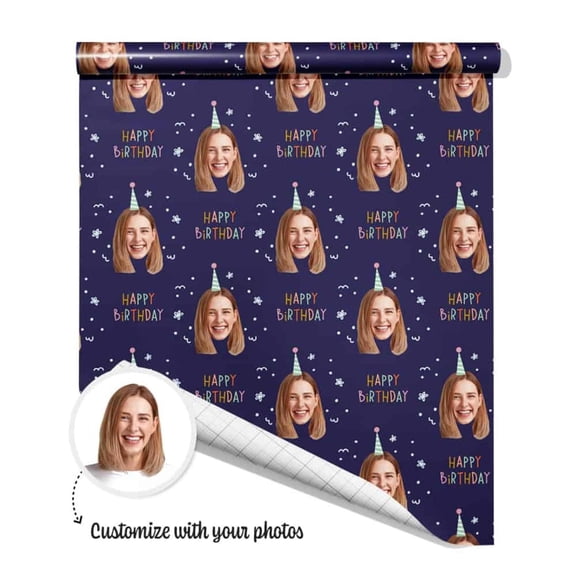 Birthday Bash Wrapping Paper, Wrapping Paper Gift Wrap, 30x36 Inches